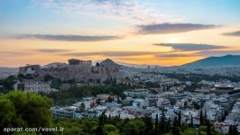 4K Time Lapse of Athens Acropolis Temple GH4