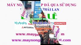 May gat dap lien hop kubota thai lan dc 70 g xuat di Yen Dung Bac Giang Nong Nghiep Nhat Dang le