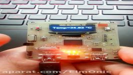 تست برد آموزشی STM32F103RET6 شرکت Elmonic بخش دما