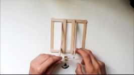 How To Make A Spoon Catapult Out Of Popsicle Sticks. HD