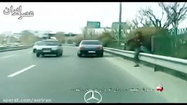 راننده ماشین پژو شهر تهران را به آشوب کشید  راننده فراری تعقیب پلیس
