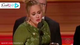 دریافت جایزه گرمی بهترین آهنگ یک آلبوم توسط Adele