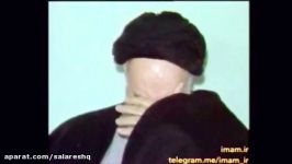 عزاداری شهادت زهرای مظلومه گریه های شدید امام راحل