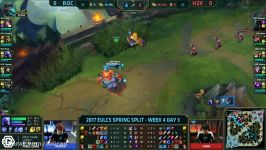 ROC vs H2K Highlights Game 1 EU LCS 2017 Spring W4D3 Roccat vs H2K Gaming