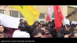 نماینده اساتید انقلابی دانشگاه شاهد در تجمع انقلابیون