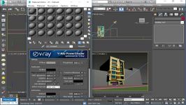 رندر کردن نمای سه بعدی ساختمان در تری دی مَکس 