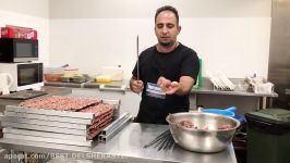 آموزش سیخ كردن كباب كوبیده سیخ نازك همراه باجوادجوادیhow to make kebab