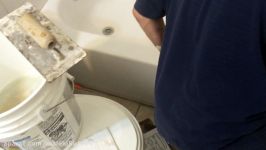 How to install ceramic tile in a soapdish video by asap plumbing and tile. 904 346 1266
