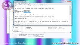 راهنمای نصب نرم افزار 4MOHANDES.comApplied Flow Tech