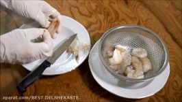 میگو پفکی Battered Shrimp  Meygoo Pofaki