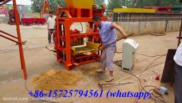 QT40C 1 cement concrete brick paver making machine road paving block stone making machine maker