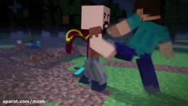 Notch vs Herobrine  Minecraft Fight Animation