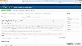 joomla 3  create Article