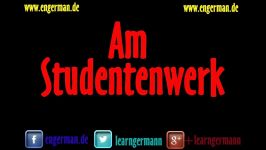 Deutsch Lernen  Dialog  Am Studentenwerk