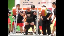 362.5KG اسکوات جارسلو الوچ در World Games سال 2009