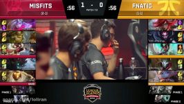 FNC vs MSF Highlights Game 2 EU LCS 2017 Spring W3D1 Fnatic vs Misfits