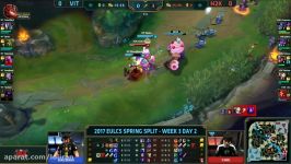 VIT vs H2K Highlights Game 1 EU LCS 2017 Spring W3D2 Team Vitality vs H2K Gaming