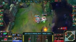 FNC vs MSF Highlights Game 1 EU LCS 2017 Spring W3D1 Fnatic vs Misfits