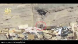 لحظه شکار سربازان سعودی توسط تک تیرانداز یمنی