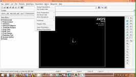 آموزش کامل منوهای نرم افزار ANSYS