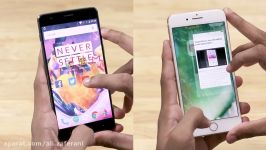 OnePlus 3T vs iPhone 7 Plus Speedtest Comparison