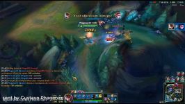 LoL Best Moments #154 Level 1 8 jumps quadrakill League of Legends