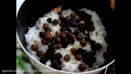 آشپزی اینجا تا آنجا  آلبالو پلو Cherry and rice