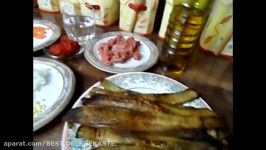 بادمجان حصیری  Eggplant Wicker  آشپزی اینجا تا آنجا