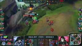 CNB vs PNG Highlights Game 1 CBLOL Spring 2017 W3D1 CNB e Sports Club vs paiN Gaming