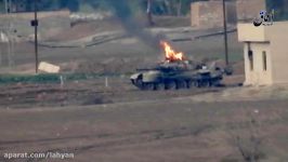 وكالة أعماق تدمیر دبابة للجیش العراقی فی أطراف قریة القبة شمال غربی #الموصل