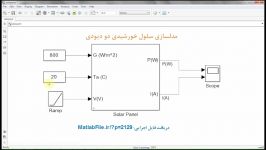 مدلسازی سلول خورشیدی دو دیودی