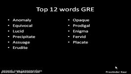 Vocabulary  Top 52 Words  GRESATCATACTGeneral