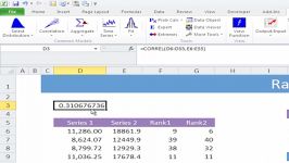 Understanding Copulas vs. Rank Order Correlation Part 2 Demonstration in Excel