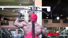 Kai Greene Off Season Back  تمرینات + فیگور