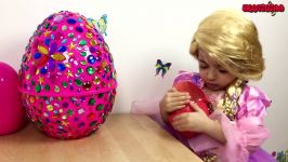 Cinderella Rapunzel Frozen Elsa And Anna Real Life Movie – Disney Princess Dress Up + Eggs