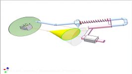 Mechanism for drawing intersection of cone and plane 1