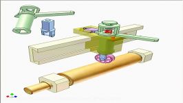 Spatial friction drive for translating motion 1a