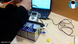 پروژه ارتباط LEGO EV3 نرم افزار LabVIEW در #روبومی