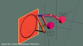 A Pantograph rig BLENDER 3d for drawing circles