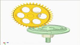 Archimedean spiral gear and Pin gear 1