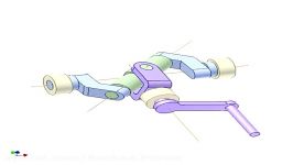 Spherical 4 bar linkage mechanism 6