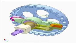 Translating cam and crank slider mechanism 2