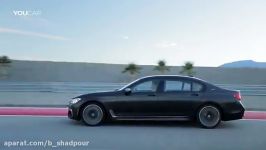 بی ام M760Li xDrive در پیست مسابقه