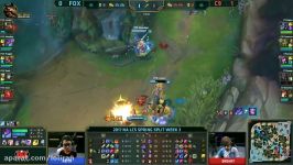 C9 vs FOX Highlights Game 2 NA LCS 2017 Spring W3D3 Cloud9 vs Echo FOX