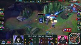 BRV vs ITZ Highlights Game 2 CBLOL Spring 2017 W3D2 Remo Brave eSports vs INTZ e Sports