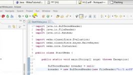 Weka Tutorial 15 Java API 101 Application