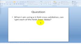 Weka Tutorial 11 Generating Non stratified Folds Data Preprocessing