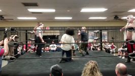 GILLBERG SPEARS FAT CLOWN AT INDY SHOW GRIM DEFENDS SWF TAG TEAM TITLES IN GAUNTLET MATCH