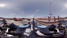 GoPro VR Indycars over the Golden Gate Bridge