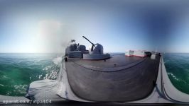 Russia China navy drills in 360 Spectacular panorama video of massive military exercises